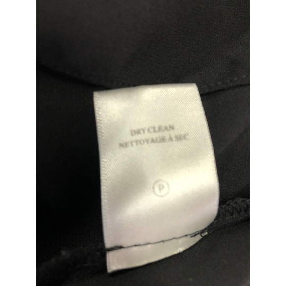 A.L.C. Nadia Silk Dress Floral Print Long Sleeve High Neck Black Size 8 - Picture 10 of 10